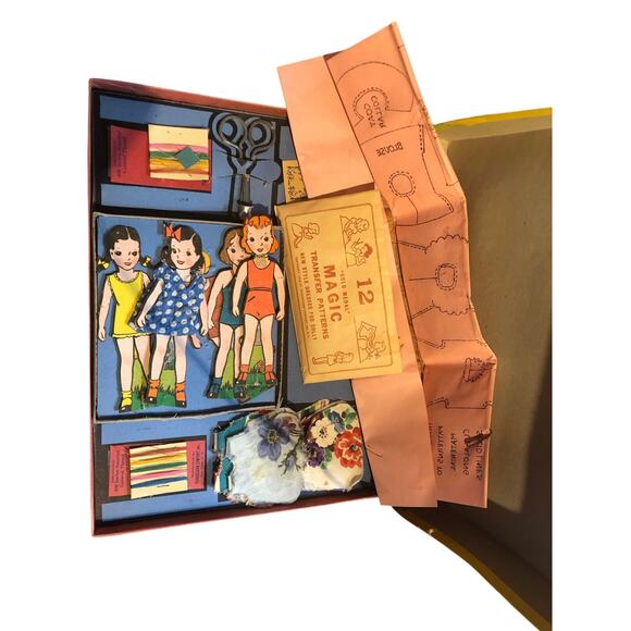 Vintage, rare, magic, sewing kit, 1938 USA made original box - Picture 7 of 14